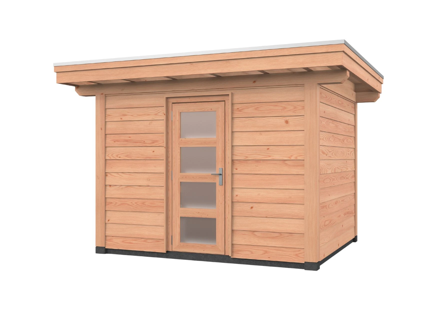 Douglas overkapping, 400 x 300, met schuur, Westwood Vrijbuiter - Afbeelding 1